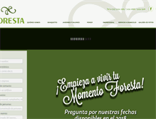 Tablet Screenshot of banquetesforesta.com